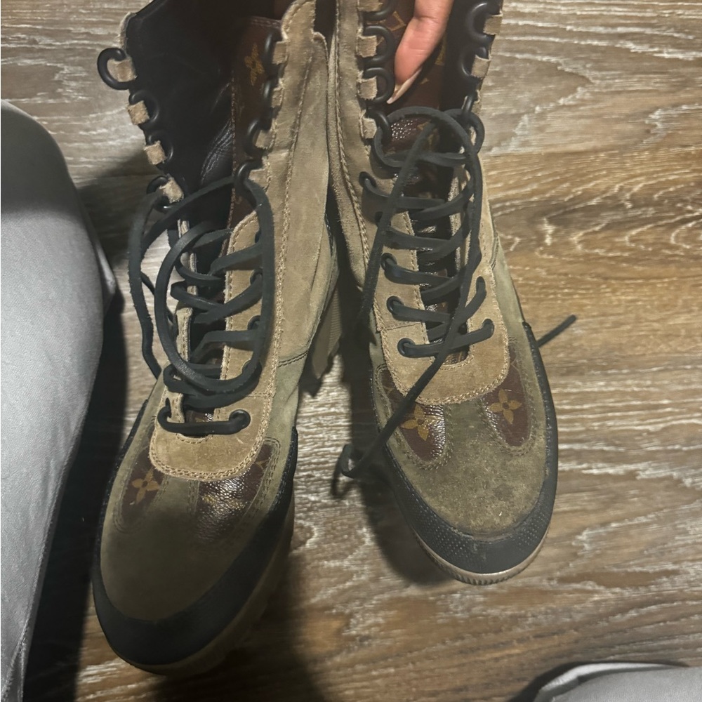 Louis Vuitton dessert boots